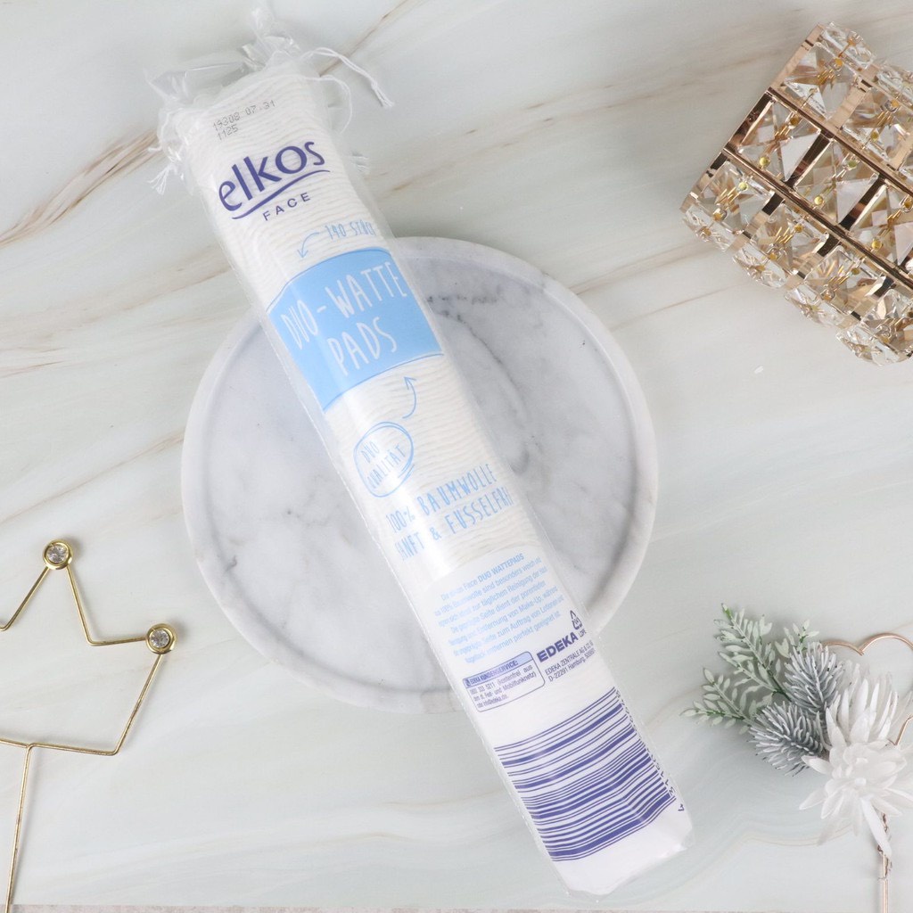 Bông tẩy trang Elkos Đức 140 miếng