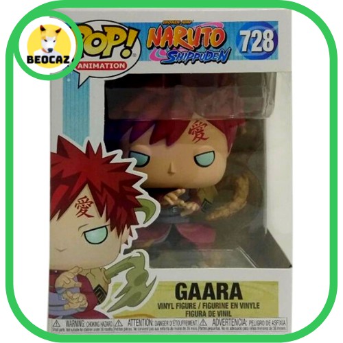 [Full Box Tặng Hộp Bảo Vệ] Mô hình Funko nội địa Trung Gaara No.728 kazekage làng cát Naruto bền màu an toàn Beocaz