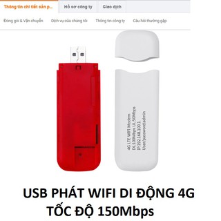 💝[HOT] USB Phát Wifi Từ Sim 3G 4G LTE DONGLE 150Mb - CẮM LÀ CHẠY - TỐC ĐỘ CỰC MẠNH - SÓNG CỰC TỐT
