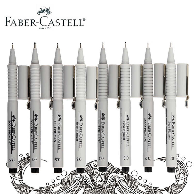 Bút line kháng nước faber-castell, bút line kỹ thuật, vẽ màu nước.