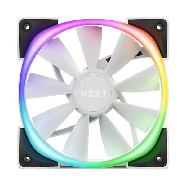 [Mã 273ELHA100K0 hoàn 7% đơn 500K] Quạt tản nhiệt cho case NZXT AER RGB 2 Series 140mm Single White (HF-28140-BW)