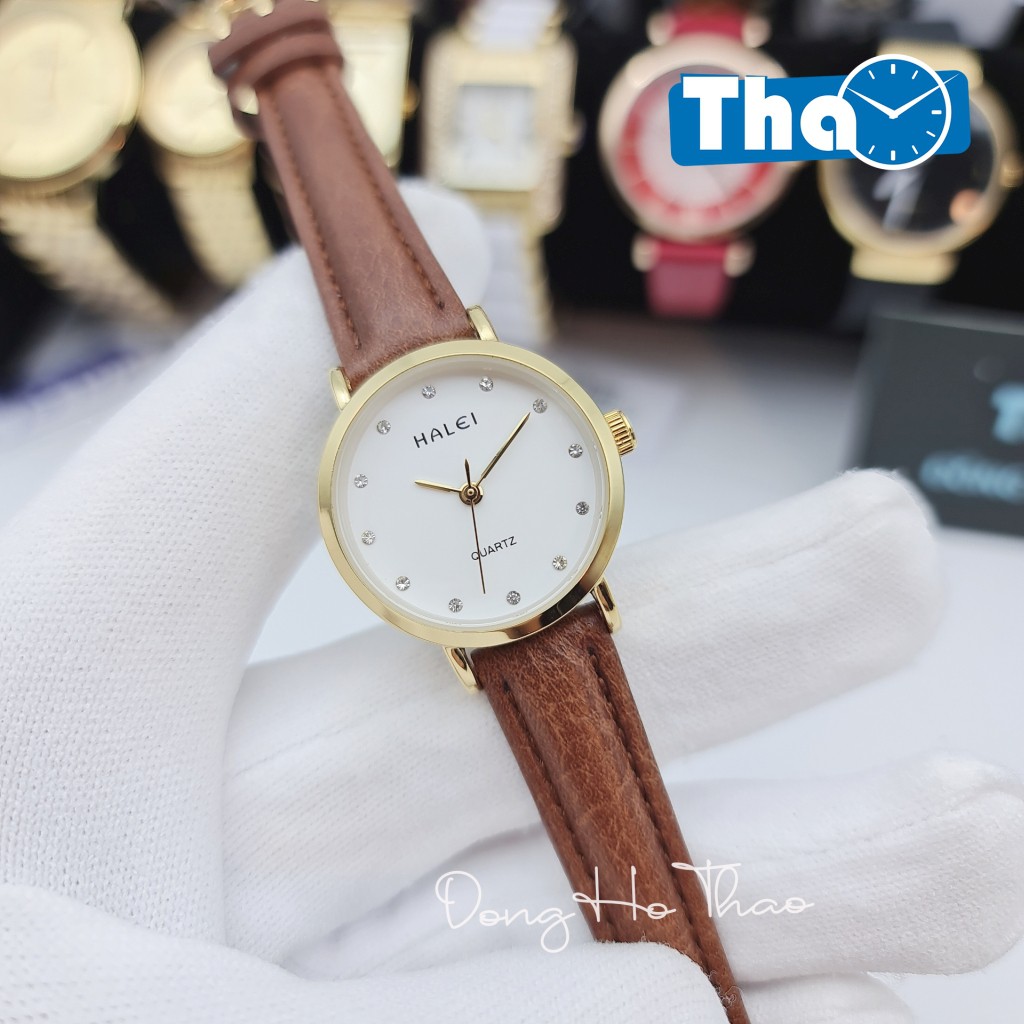 [Mã FAMAYFA2 giảm 10K đơn 50K] Đồng Hồ Nữ Dây Da Halei 542 Thiết Kế Tối Giản Sang Chảnh Chống Nước | BigBuy360 - bigbuy360.vn