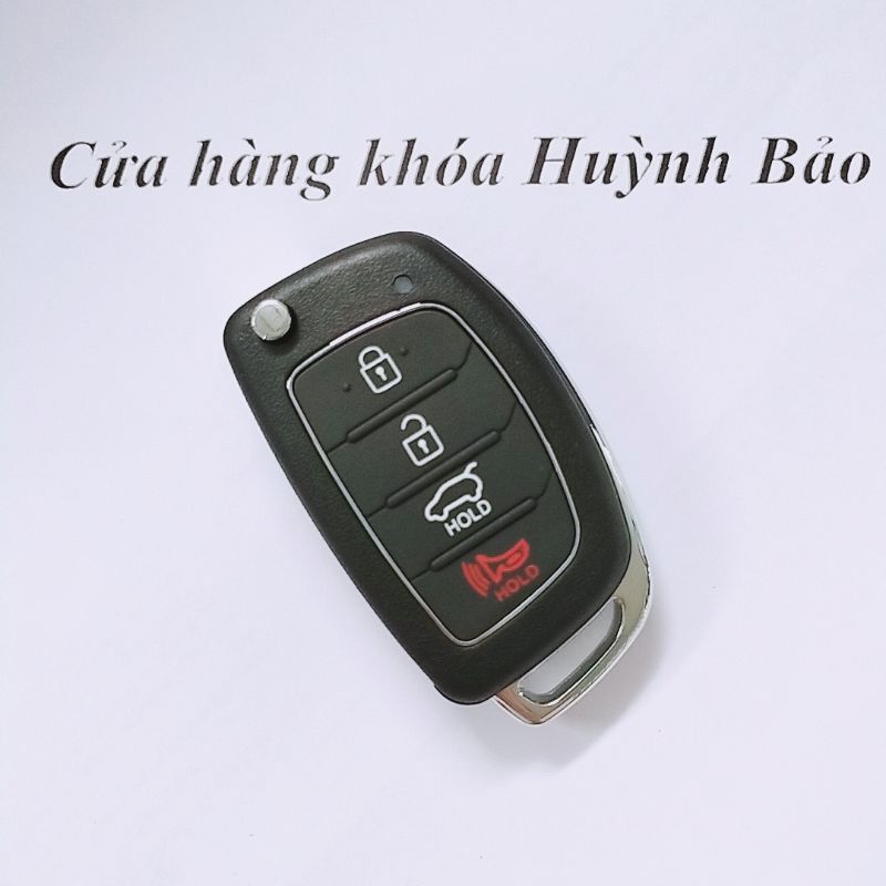Vỏ Chìa khóa Remote Gập Huyndai 4 nút