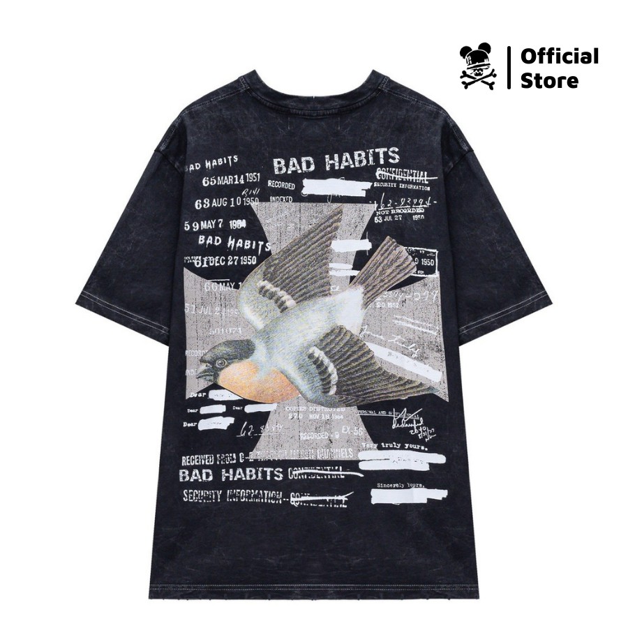 Áo Thun Unisex Bad Habits EXITED 100% Cotton - Local Brand Chính Hãng