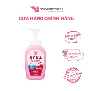 Combo nước rửa bình Arau Baby bình và túi