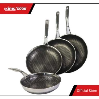 Chảo chống dính KIMSCOOK BLACKCUBE ( sâu ) ( 24-26-28-30-32 cm)