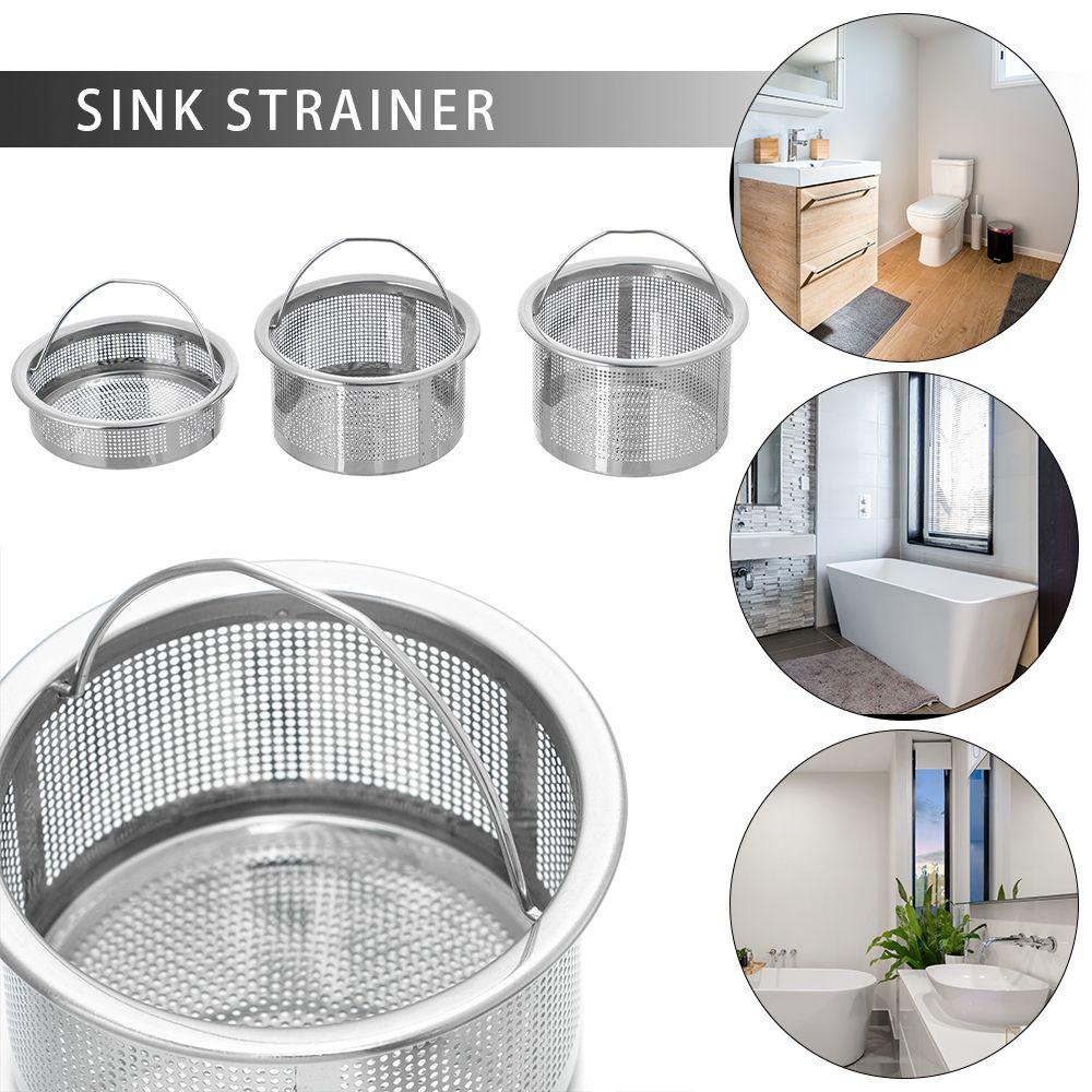 PISTA Lưới Lọc Rác Bồn Rửa Chén Bằng Thép Không Gỉ Nâng Cấp Thực Phẩm Tiện Dụng