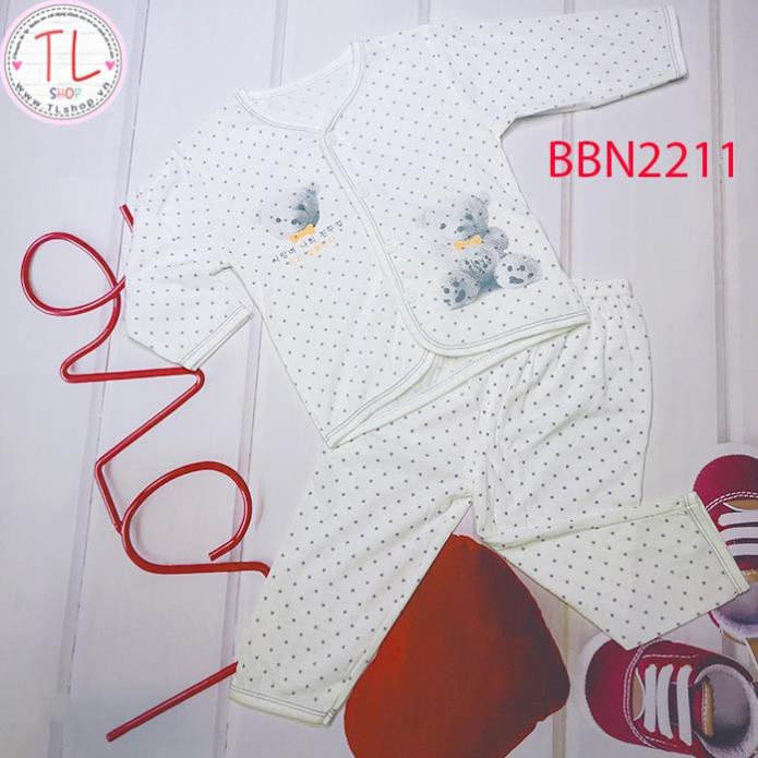 Thời trang trẻ em - Bộ áo quần dài cho bé hình gấu cổ tròn - Quần áo bé trai - Bộ bé trai - Quần áo bé gái - Bộ bé gái