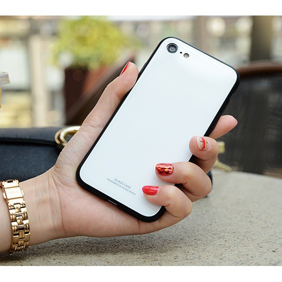 Ốp lưng kính cường lực iPhone 5/5s, 6/6s, 6/6s Plus, 7/8, 7/8 Plus