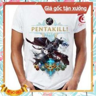 Áo thun Liên Minh Huyền Thoại 3D Tướng Mordekaiser Pentakill (Trắng) [SỐC]