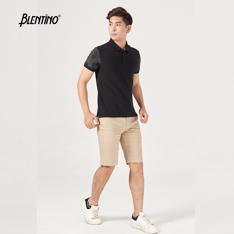 Blentino Áo polo thời trang nam, form dáng basic PL1121