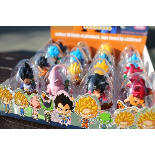 04002 Mô Hình Dragon Ball, Tượng Nhân Vật Truyện Sogoku, Hộp Quả Trứng, Loại Cao 8cm