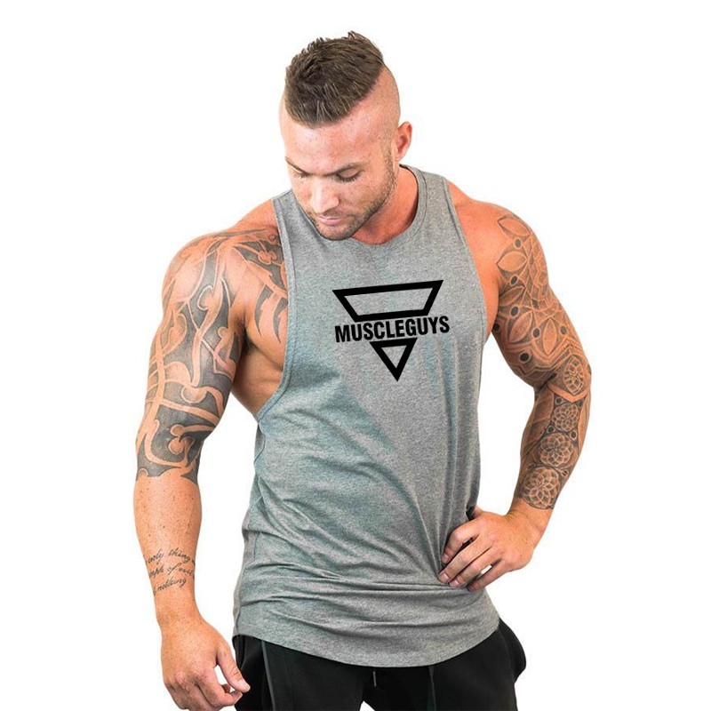 Áo Thun TankTop Thể Thao Nam 5 Màu Phong Cách Giản Dị