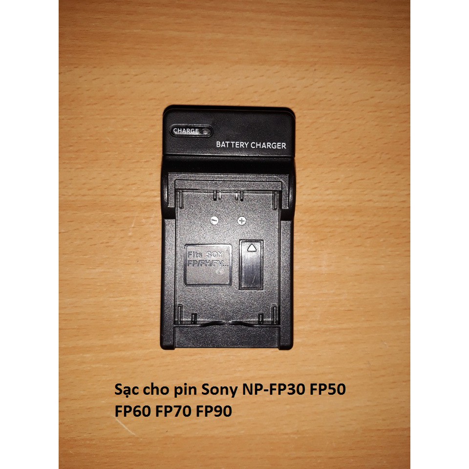 CHÍNH HÃNG ,QUA SỬ DỤNG Sạc cho pin Sony NP-FP30 FP50 FP90 FP70 FH70