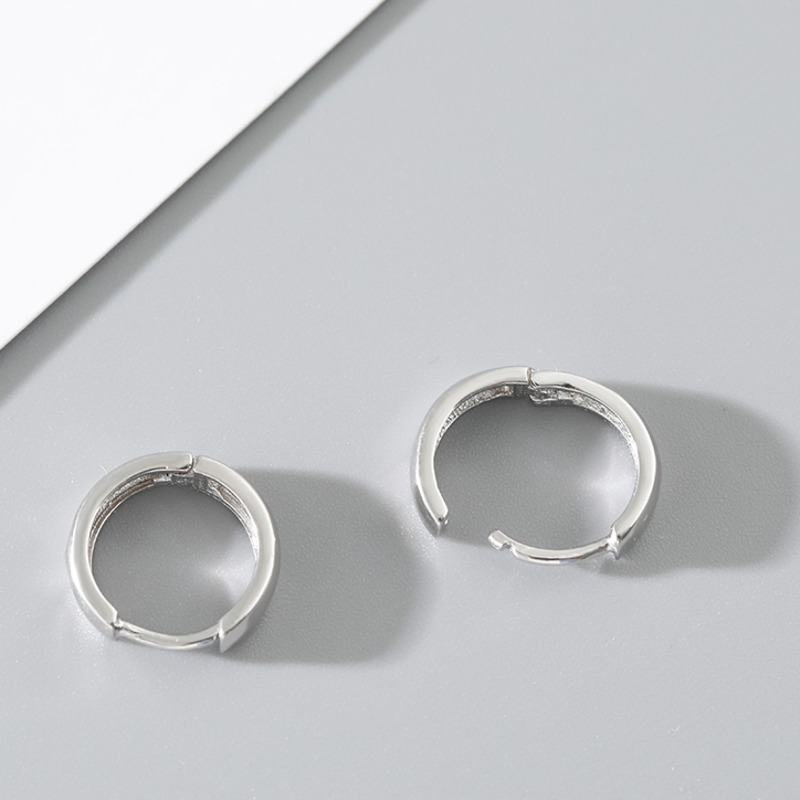 Bông tai hình tròn phong cách Hàn Quốc thời trang cá tính cho nữ