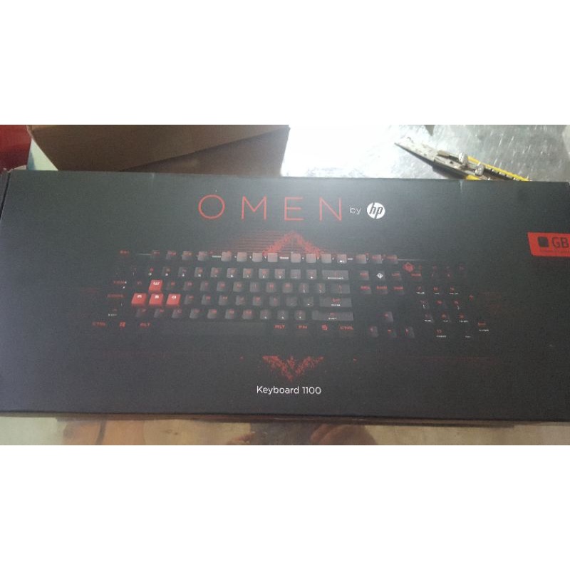 Bàn phím cơ HP Omen 1100 blue switch new seal