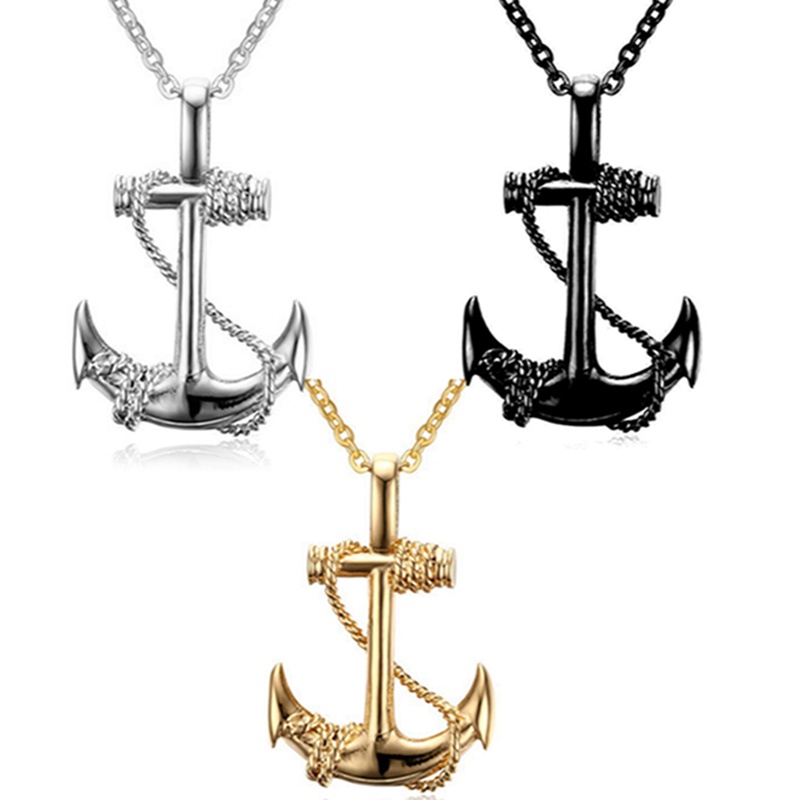 Vòng cổ Hình Mỏ Neo Cá Tính Cho Nam