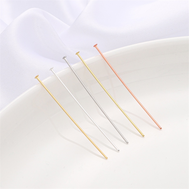 Set 50 Kim Đồng Chữ T Mạ Vàng Làm Trang Sức Thủ Công