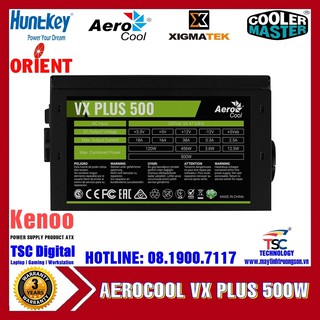 Nguồn máy tính aerocool vx plus 500 500w 230v n-pfc | ttbh tại hà nội & tphcm | gaming cao cấp