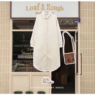 Đầm sơ mi linen Freesize