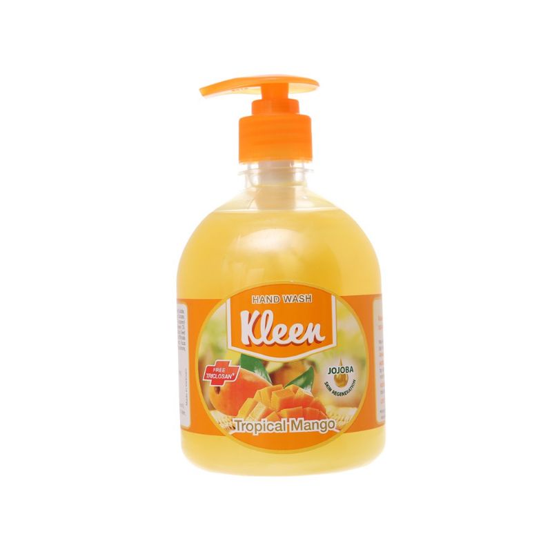 500ml - Nước rửa tay Kleen xoài/đào/lavender/trà xanh