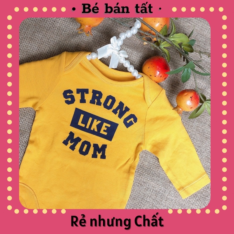 Bodysuit/Bodychip/Áo liền thân dài tay Old Navy- Strong like Mom