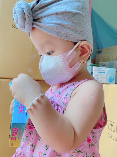 (2 hộp) Combo 20 khẩu trang y tế trẻ em 5D - FAMAPRO - Nam Anh - Kháng khuẩn cao cấp - Việt Nam