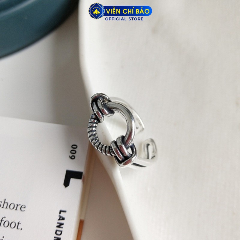 Nhẫn bạc nữ hình Nút Thắt chất liệu bạc Thái 925 thời trang phụ kiện trang sức nữ Viễn Chí Bảo N000259