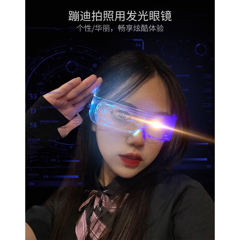 Kính phát sáng thông minh hot trend tik tok