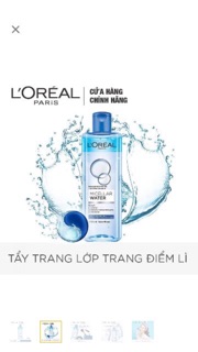 Nước tẩy trang Loreal 400ml ( Pháp )