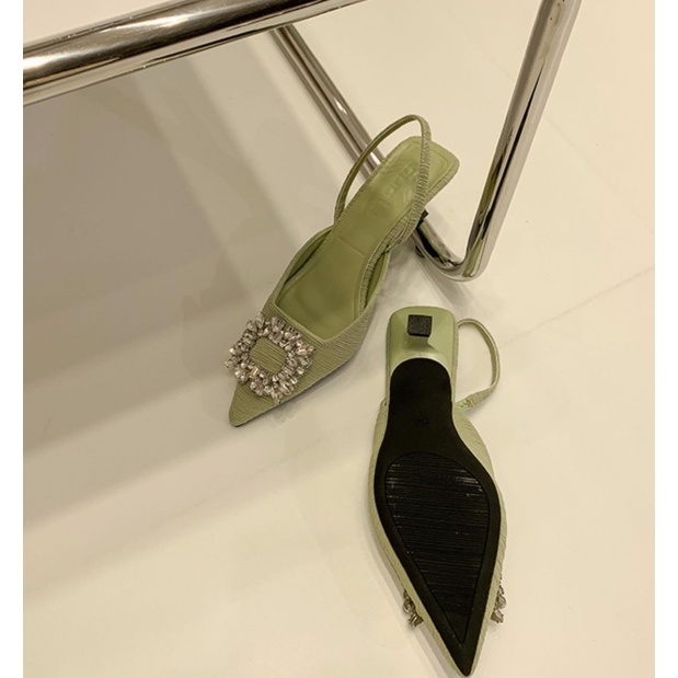 Giày Cao Gót Mũi Nhọn Đính Đá Thời Trang Mới 61Oniiiii Wizard Oz 2022