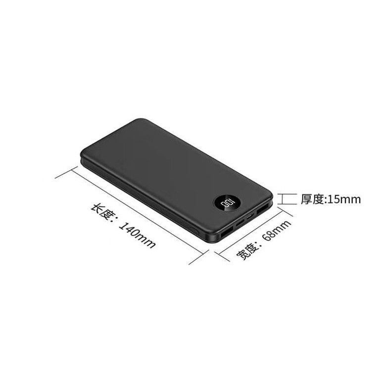 [Mã 2404EL10K giảm 10K đơn 20K] Sạc Dự Phòng- Sạc dự phòng power bank 10000mAh - Chuẩn dung lượng- Tặng kèm cáp sạc