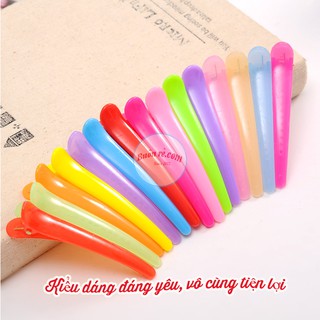 Kẹp tóc mỏ vịt nhựa đa năng 01069
