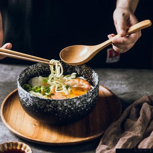 Muỗng gỗ cỡ lớn phong cách Nhật Bản