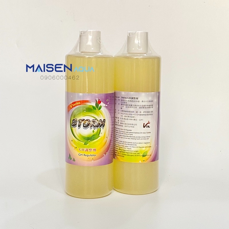 KHOÁNG NƯỚC CAO CẤP VIN STORM GH REGULATOR 500ml chuyên cho tép cảnh