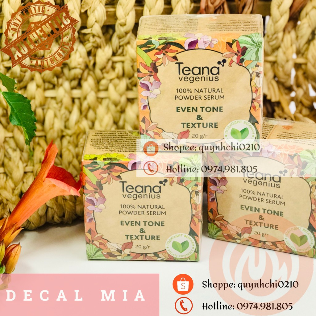 Phấn phủ kiêm dưỡng da Teana Powder Serum (Siêu xịn)