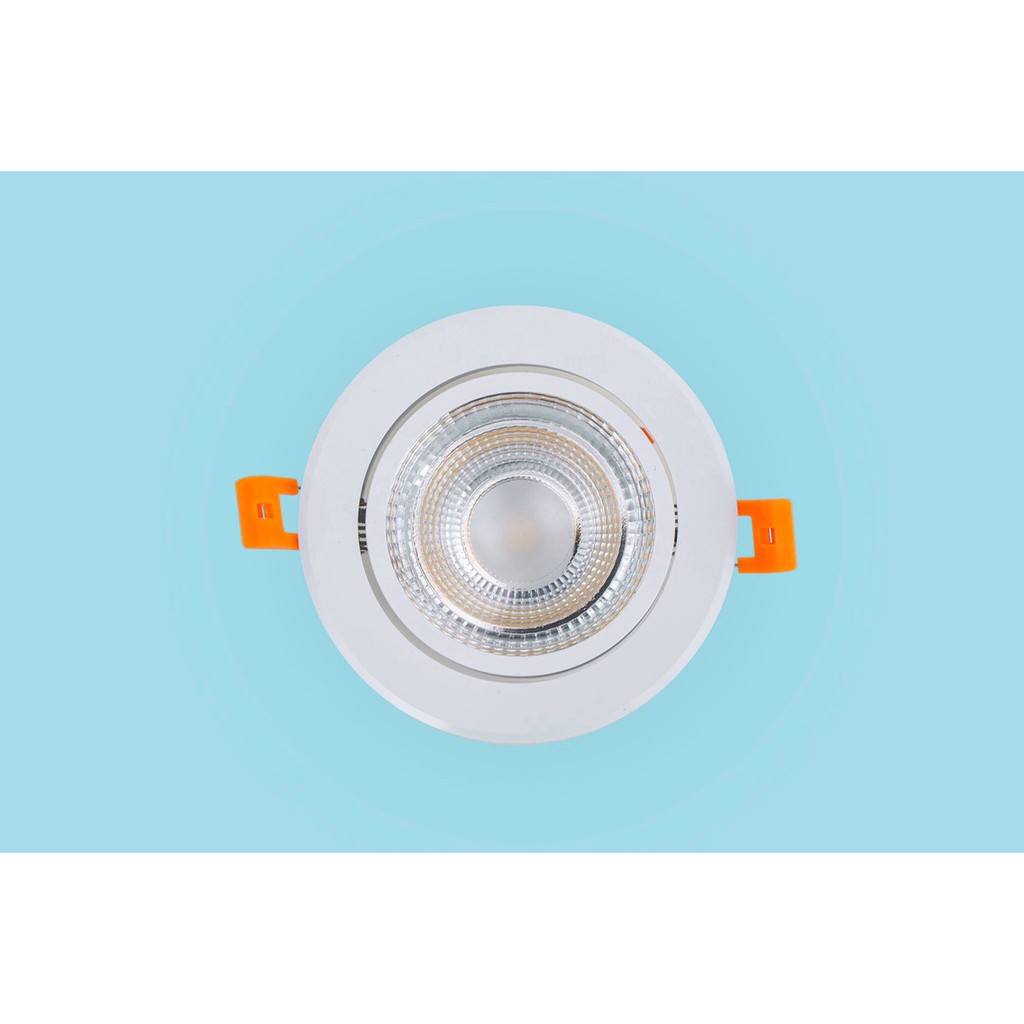 Đèn led âm trần downlight đơn sắc viền vàng 7W, 9W MD LED LIGHTING