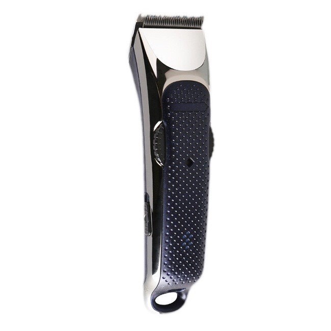 Tông đơ cắt tóc dành cho gia đình và salon kemei KM - 5020 màu xanh phối bạc có thể điều chỉnh lưỡi