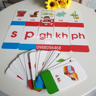 [Mã TOYDEC hoàn 20K xu đơn 50K] Flashcard chữ cái và chữ ghép