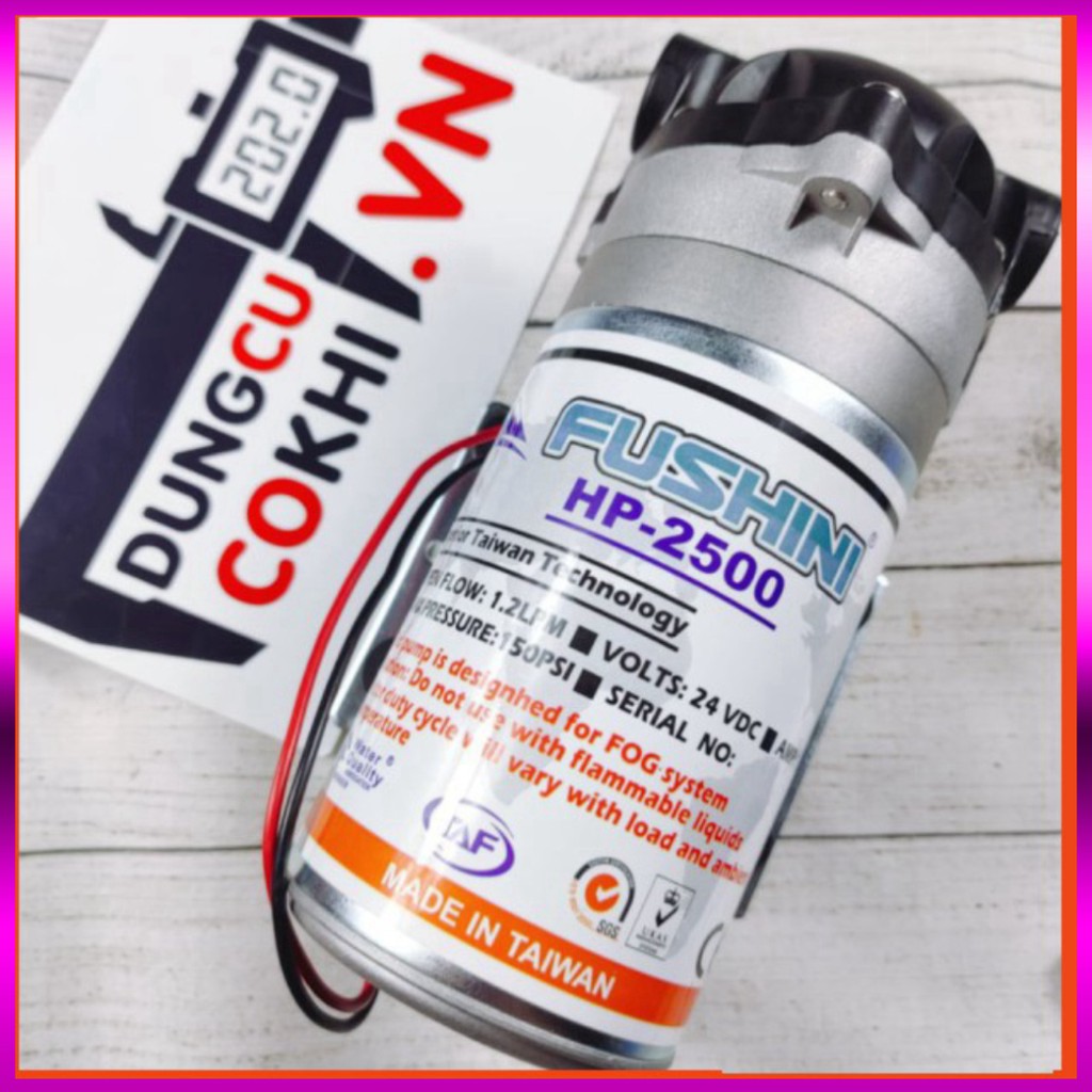 [GIÁ TỐT]  Bộ bơm phun sương và nguồn cho máy 24v FUSSHINI 2500