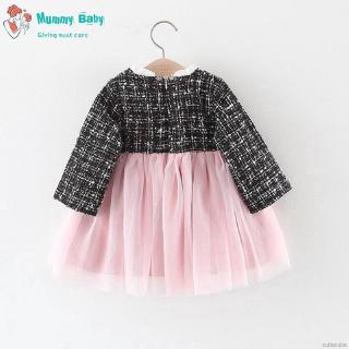 Đầm Tutu phối lưới cho bé gái