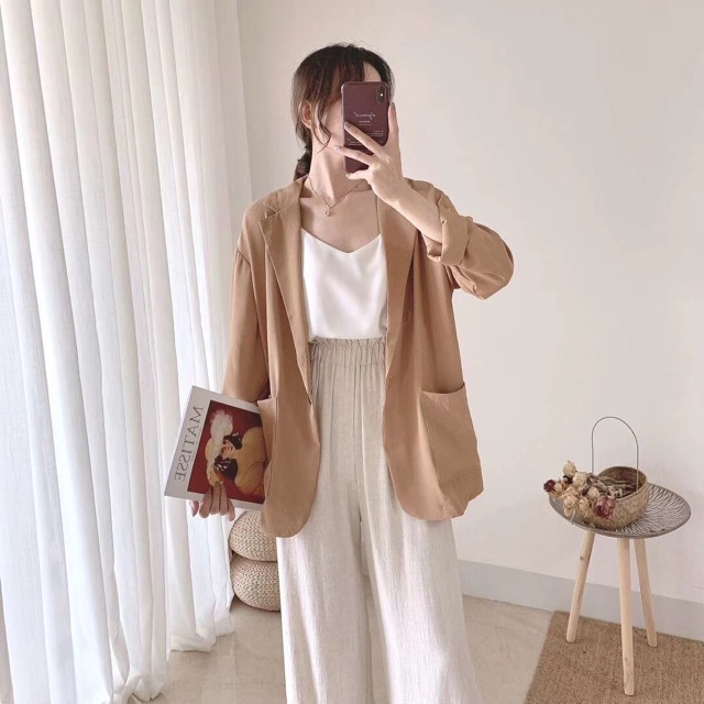 Áo khoác mỏng nữ #vest nữ #blazer # áo thu đông | BigBuy360 - bigbuy360.vn