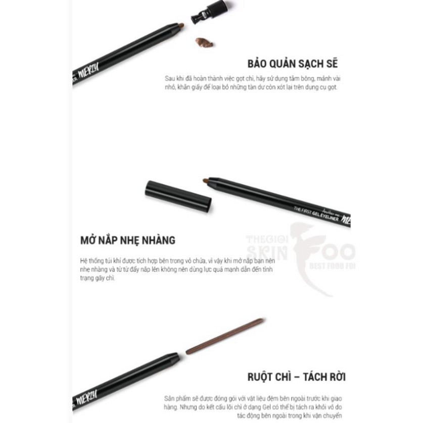 Chì Kẻ Mắt Lâu Trôi Merzy Another Me The First Gel Eyeliner 0.5g B52