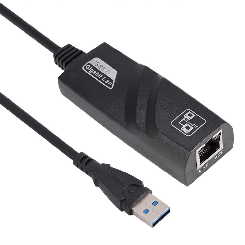 Bộ ChuyểN ĐổI USB 3.0 Sang Gigabit Ethernet RJ45 LAN 10/100/1000Mbps Cho Laptop