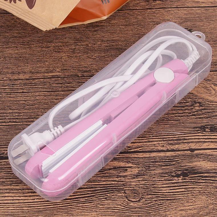 Máy Ép/Uốn Cúp/Duỗi Tóc Mini Cầm Tay  Hickies lacing system Tiện Lợi - Chế Độ Làm Nóng Siêu Nhanh