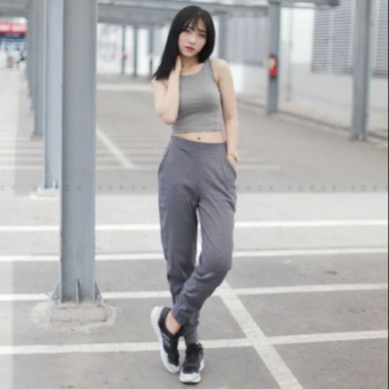 Quần Jogger Len Tăm Nữ - Dáng Đẹp