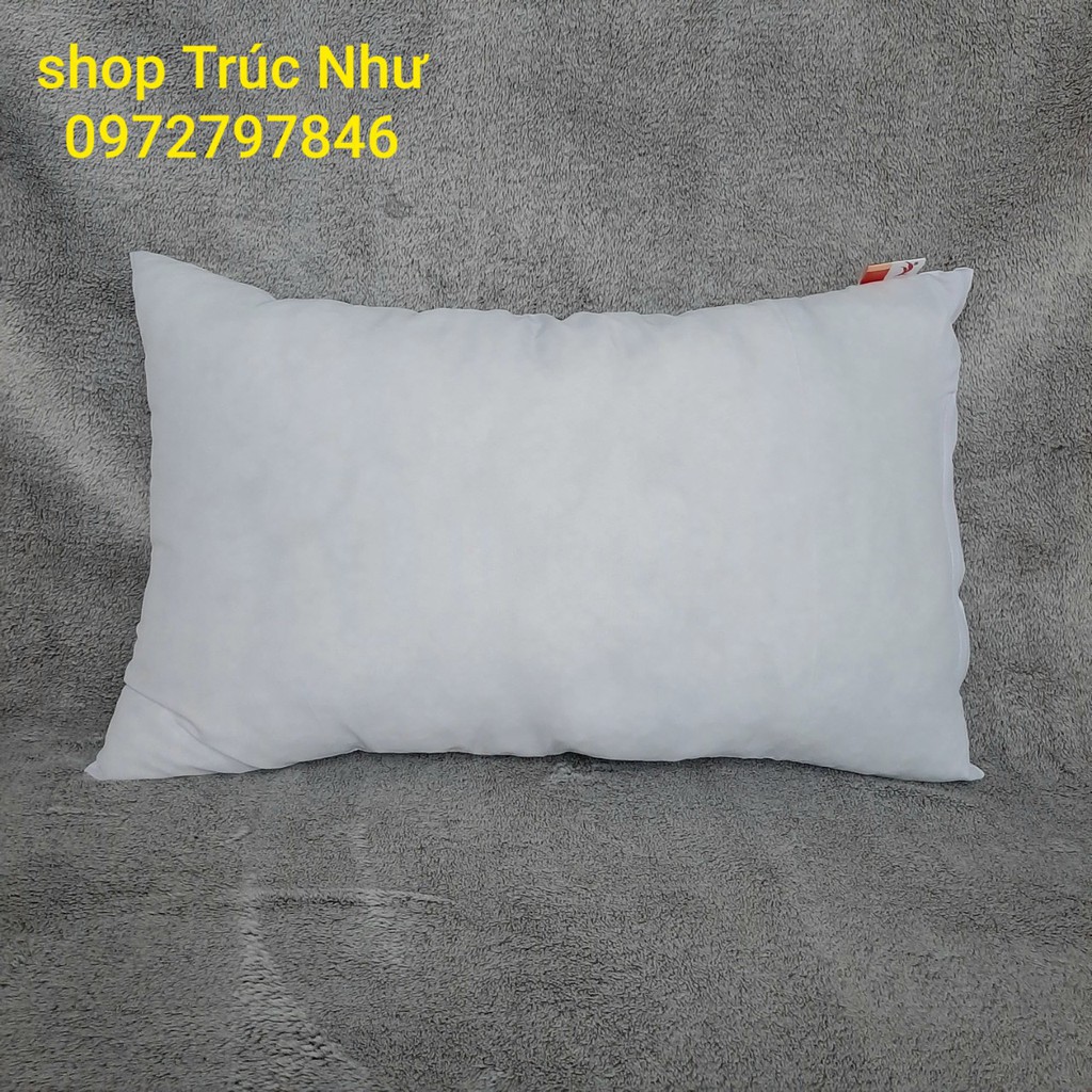 Ruột gối nằm trẻ em và người lớn 30x40cm, 30x50cm, 40x60cm gòn bi, gòn bi có khóa kéo KIMHOME.
