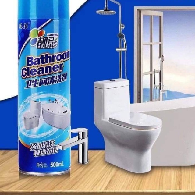 Combo sỉ 10 chai xịt nhà tắm kitchen xanh siêu hót
