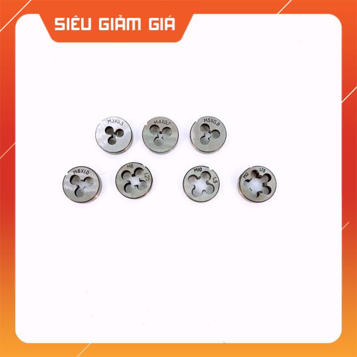 Bộ taro ren ngoài tay quay và 7 chi tiết tạo ren M3-M12 cao cấp đa năng