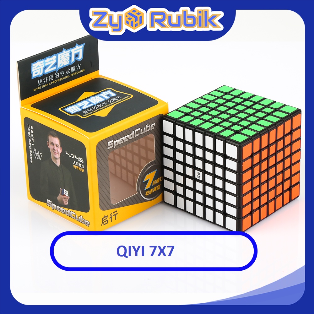 Rubik 7x7 QiYi Qixing Black (Màu Đen)/ Rubic 7x7 QiYi Qixing Black (Màu Đen) - ZyO Rubik